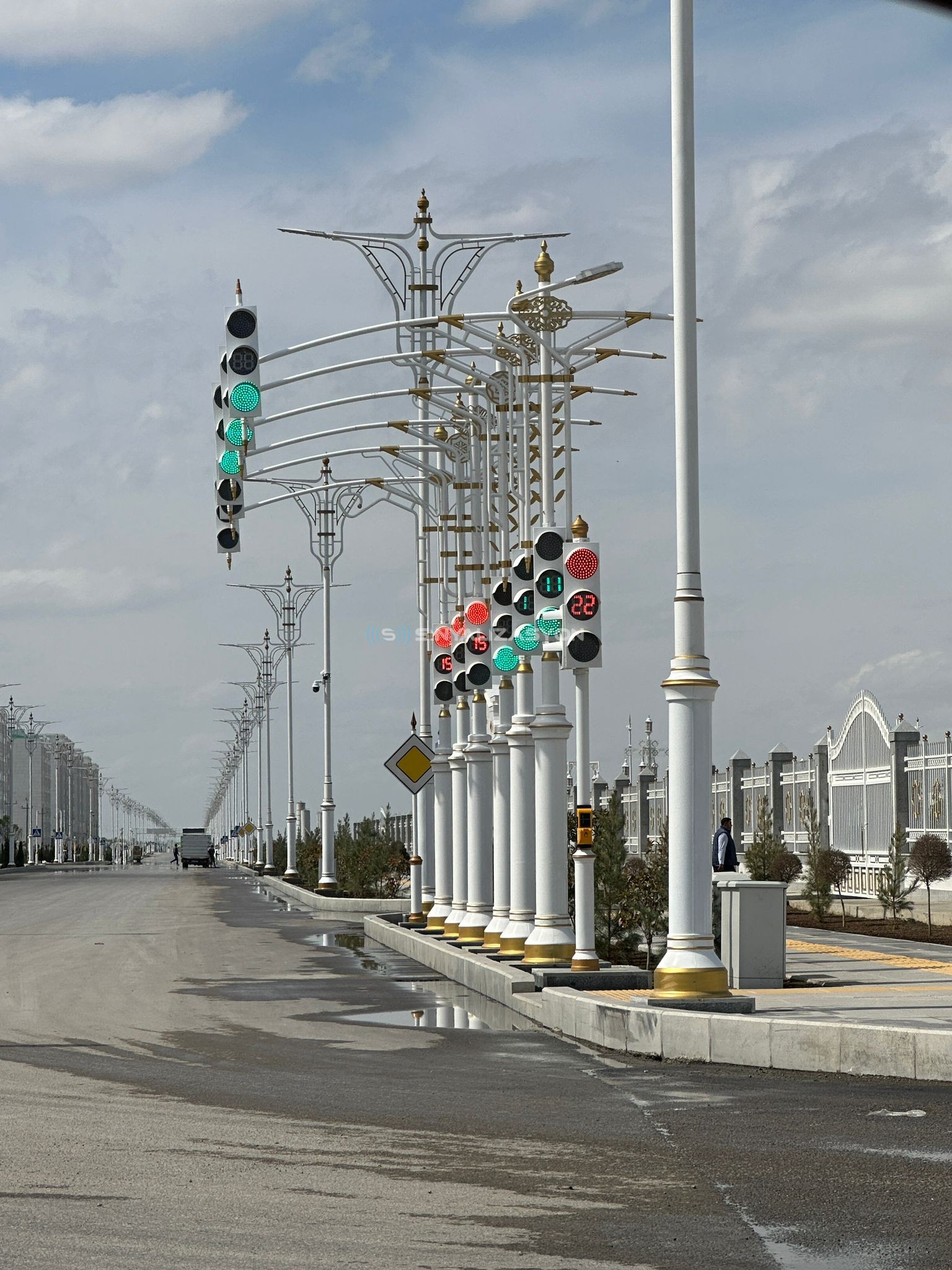 Türkmenistan'da  akıllı şehir uygulamamız
